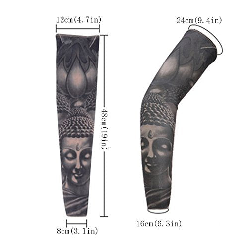 Toirxarn 8-Pack Temporary Tattoo Sleeves for Men & Women