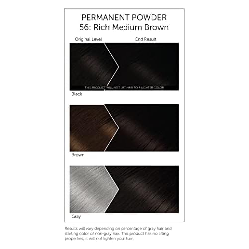 #56 Rich Medium Brown Bigen Permanent Powder - 6 Pack