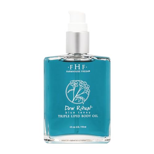 FarmHouse Fresh Dew Ritual¢â Blue Tansy Triple Lipid Body Oil 4 oz