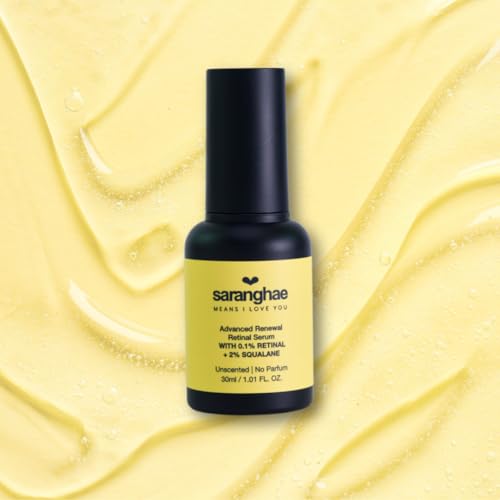 Love Saranghae Advanced Renewal Retinal Serum ? Lightweight Face Serum with Encapsulated Retinal, Niacinamide & Squalane ? Smooth, Brighten & Hydrate Skin ? 30ml