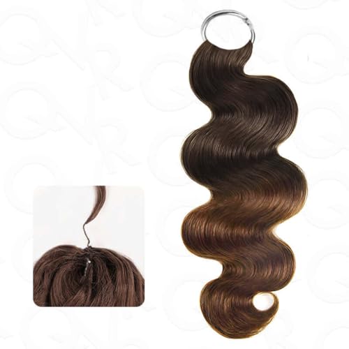 QVR Body Wave Feather Crochet Hair 18" 100% Human Hair