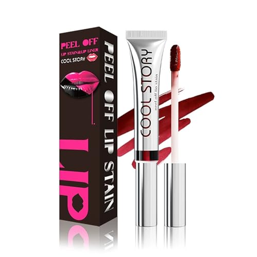 Waterproof Peel Off Lip Stain - Matte Nude Tint, Long Lasting