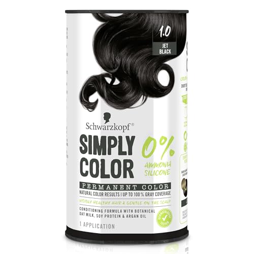 Schwarzkopf Simply Color 1.0 Jet Black Permanent Hair Dye