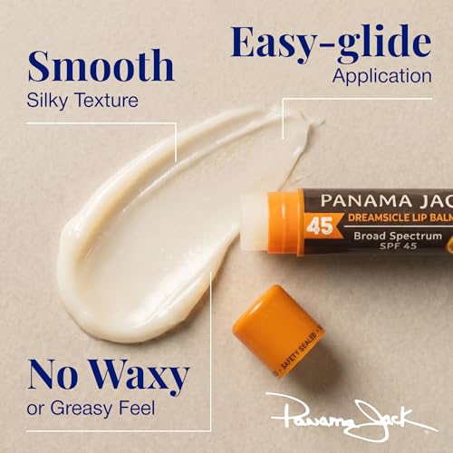 Panama Jack SPF 45 Lip Balm Sunscreen - 4 Flavor Pack