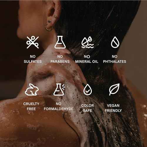 Pure Pain Daily Hybrid Shampoo - Sulfate-Free Deep Cleanse & Nourish - Aloe & Hibiscus Scalp Soother - Baobab Protein Strength - All Hair Types