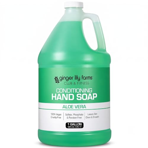 Ginger Lily Farms Aloe Vera Hand Soap Gallon (128 oz) – All-Purpose, Cruelty-Free