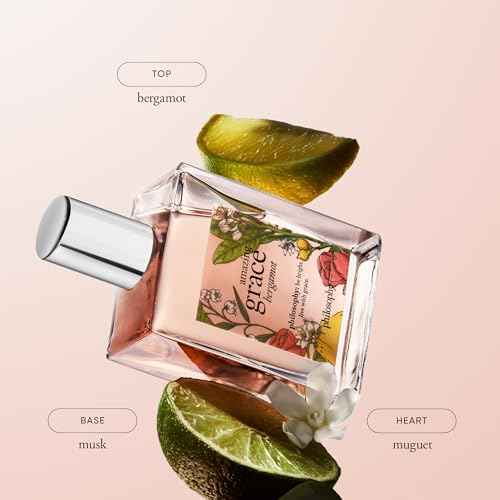philosophy amazing grace bergamot eau de toilette - bright & floral women's perfume - with notes of bergamot, lily of the valley & musk - long lasting fragrance