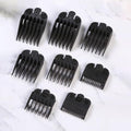 Professional Hair Clipper Combs Guides Set - 1/16 to 1 Size Range, Black Replacement Guards£¬COMPATIBLE WITH WAHL Most Clippers/Trimmers (8 Pieces)