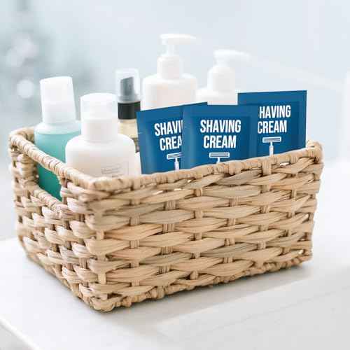 Shaving Cream Bulk Travel 8ml/0.28fl oz,Disposable Shaving Cream in Bulk Travel Shave Cream for Hotel Homeless£¨White Tea£¬Pack of 200)