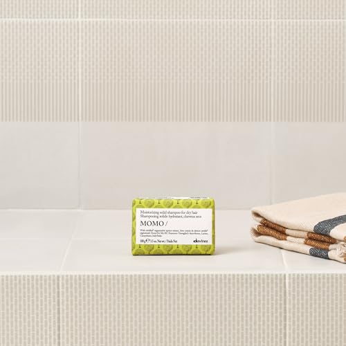 Davines MOMO Enhanced Shampoo Bar Travel Size – Eco-Friendly, Moisturizing Solid Hair Cleanser