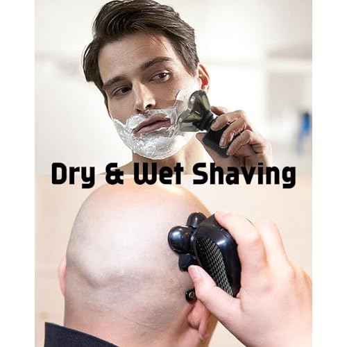 8 Pack Skull Shaver Blades for Skull Shaver Replacement Heads Compatible with Pitbull Shaver Replacement Blade Pitbull Gold Pro Head Shaver Replacement Blades, Head Shavers for Bald Men