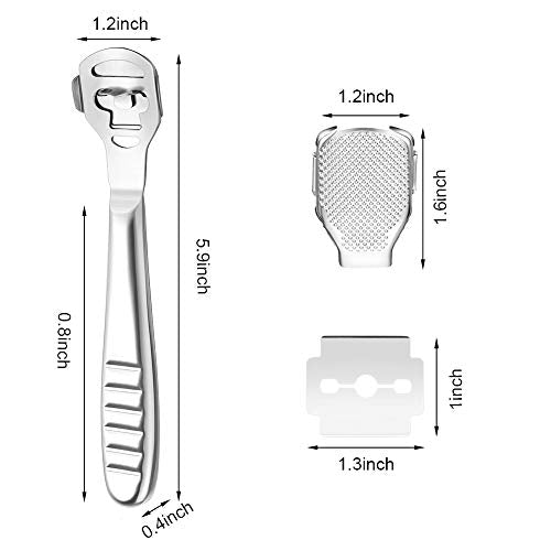 Professional Pedicure Callus Shaver Set with 10 Blades & Case