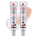 Loske Light Color Correcting CC Cream SPF 25 Full Coverage Hydrating 1.5 oz