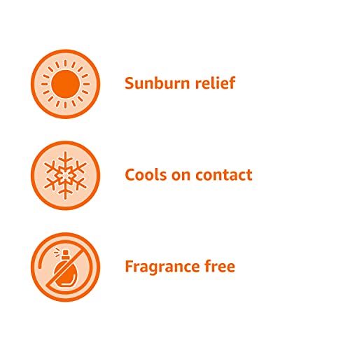 Sunburn Relief Gel with Aloe Vera - Soothing Cooling Pain & Itch Relief - 8 oz - Pack of 1