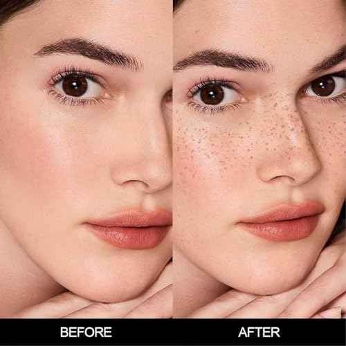 Freckle Stamp, 5-Point Freckle Stamp, Freckles Pen, Faux Freckle Foundation Sitck, Natural-Looking Long-Lasting Beauty Freckles Marker (#1-LIGHT)