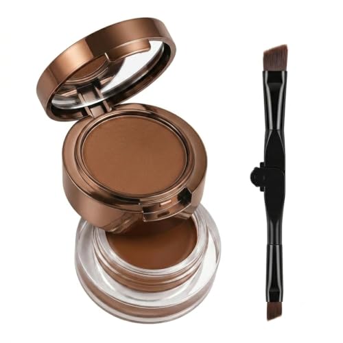 2-in-1 Brow Powder & Gel Eyeliner Kit with Mirror