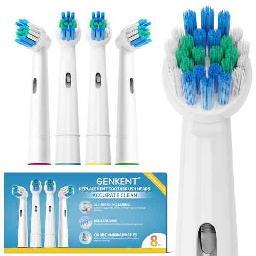 8 Pack Replacement Toothbrush Head Compatible with Oral B Toothbrush (Premium Packaging)