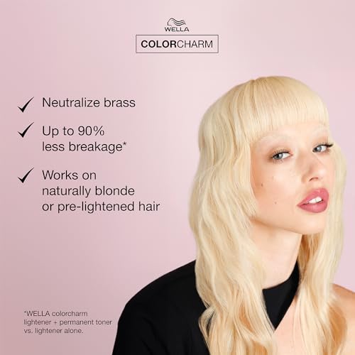 COLORCHARM Permanent Liquid Hair Toners | Neutralize Brass | Healthy-Looking Blondes Tones | Vegan & Free of Parabens