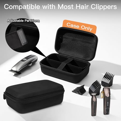 Barber Clipper Storage Case - SMYV Organizer for Grooming Tools