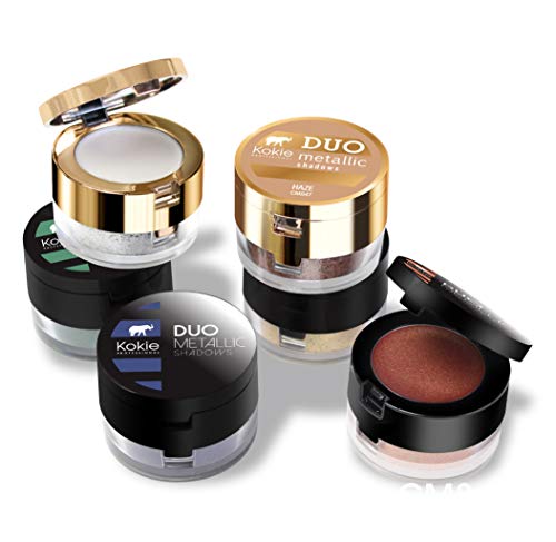 Kokie Duo Metallic Eyeshadow Gone Platinum | High Pigment