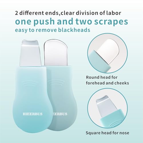 2-in-1 Blackhead Remover Tool with Silicone Face Scrubber