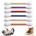 6-Pack Catnip Cotton Swab Cat Toys with Chew Sticks