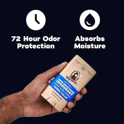 Dr. Squatch Natural Men's Deodorant 2-Pack – 72hr Odor Protection
