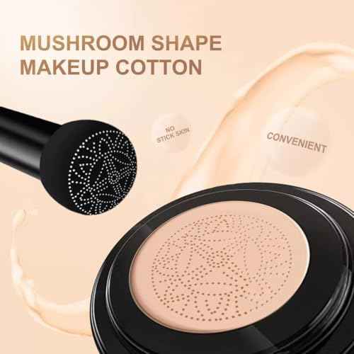 Serentla Elixir Cream Flawless Radiant Skin Instantly,Mushroom Head Foundation Cushion,Serentla Elixir BB Cream Korean-Nature