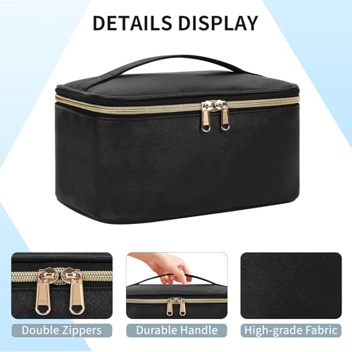 OCHEAL Portable Makeup Bag - Large Capacity Travel Organizer