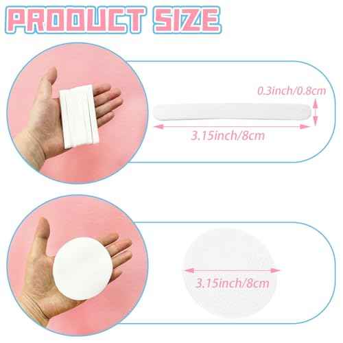 120 Pcs Facial Sponges Compressed,Facial Cleansing Pads,Round Face Cleaning Sponge for Spa,Exfoliating,Face Wash