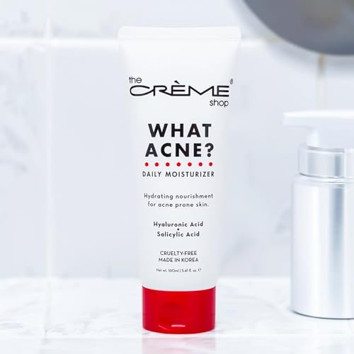 The Crème Shop Daily Face Moisturizer Bundle - 2 x 5.4 Oz with Hyaluronic & Salicylic Acid