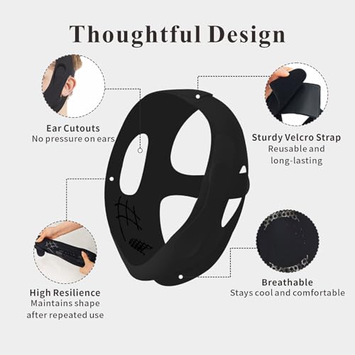V-Line Chin Strap for Sleeping | Graphene Ice Silk Jawline Lift