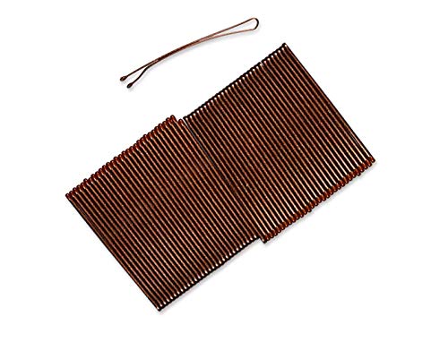 Scunci Curved Bobby Pins 60-Pack Brunette