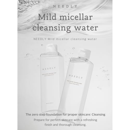 Needly Mild Micellar Cleansing Water 13.18 fl oz – Gentle, Deep Cleanse