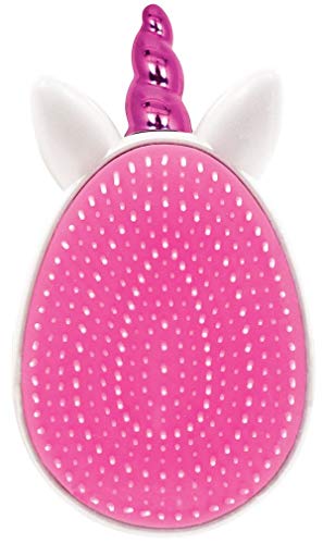 iscream Floating Stars 4.5" Portable Palm Brush for Wet or Dry Hair