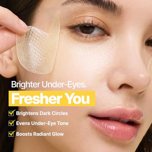 GOODAL Green Tangerine Vitamin C Eye Patches – 60 Count Hydrogel Undereye Masks