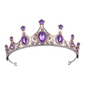 Rhinestone Crystal Tiara Headband Elegant Princess Crown Headdress