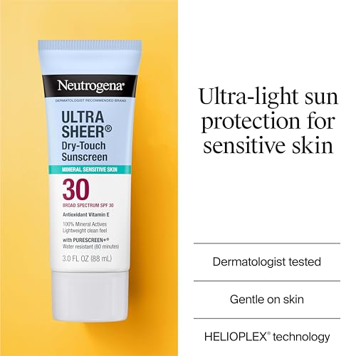 Neutrogena Ultra Sheer Dry-Touch Sunscreen SPF 55 Lotion 3 Fl Oz - Water-Resistant, Broad Spectrum Sun Protection