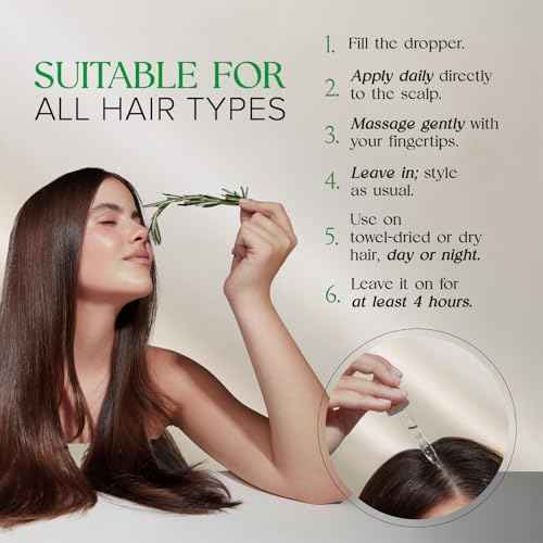 Hair Serum for Hair Growth Serum Women Made in USA - 3 Pack Scalp Serum for Hair Growth Non-Greasy Rosemary & Amla Hair Care Vegan 1 Oz Hair Loss Treatment for Women Regrowth Treatment