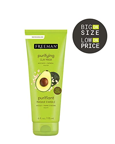 Freeman Feeling Beautiful Facial Clay Masque Avocado & Oatmeal 6 oz