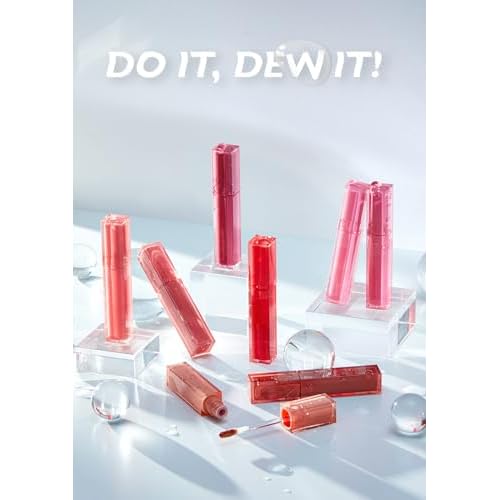 rom&nd DEWY¡¤FUL Water Tint 06 Thulian - K-Beauty Cool Cream Pink Lip Stain for Hydrating Dewy Gloss & Non-Sticky, Long-Lasting Comfort