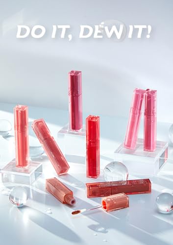 rom&nd DEWY·FUL Water Tint #13 Custard Mauve - K-Beauty Lip Gloss