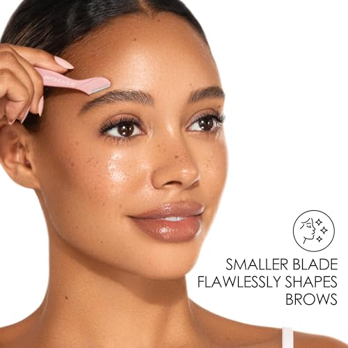 JAPONESQUE Mini Touch Up Razors - Travel Facial Hair Remover Kit for Women, 3 Pieces