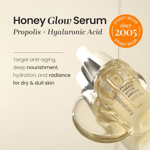 CNP Lip & Serum Set - Honey Lip Butter & Centella Serum Bundle | Propolis-Infused, Intense Hydration & Calming for Sensitive Skin | Korean Skincare