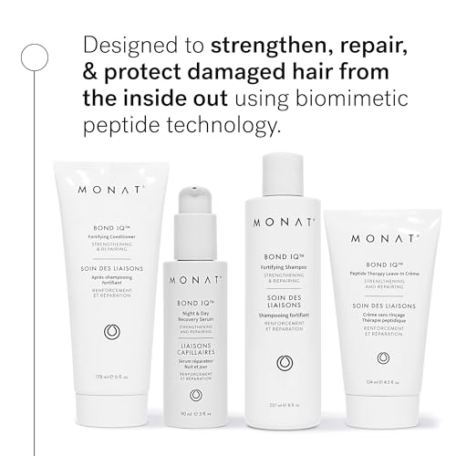 MONAT BOND IQ Complete Hair Strengthening Set - Shampoo, Conditioner, Serum & Cream