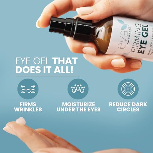 Eva Naturals Eye Gel for Dark Circles, Bags & Puffiness