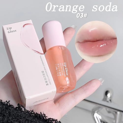 Clear Lip Gloss Oil Set, 3 Pcs Moisturizing Lip Balm