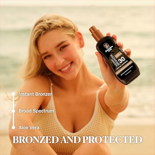 Australian Gold SPF 30 Spray Gel Sunscreen with Bronzer