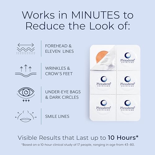 Plexaderm Rapid Reduction Eye Serum - 30 Single-Use Pods for Under-Eye Bags