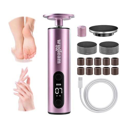 Electric Callus Remover & Nail File Drill Kit - 2-in-1 Rechargeable Pedicure Tool